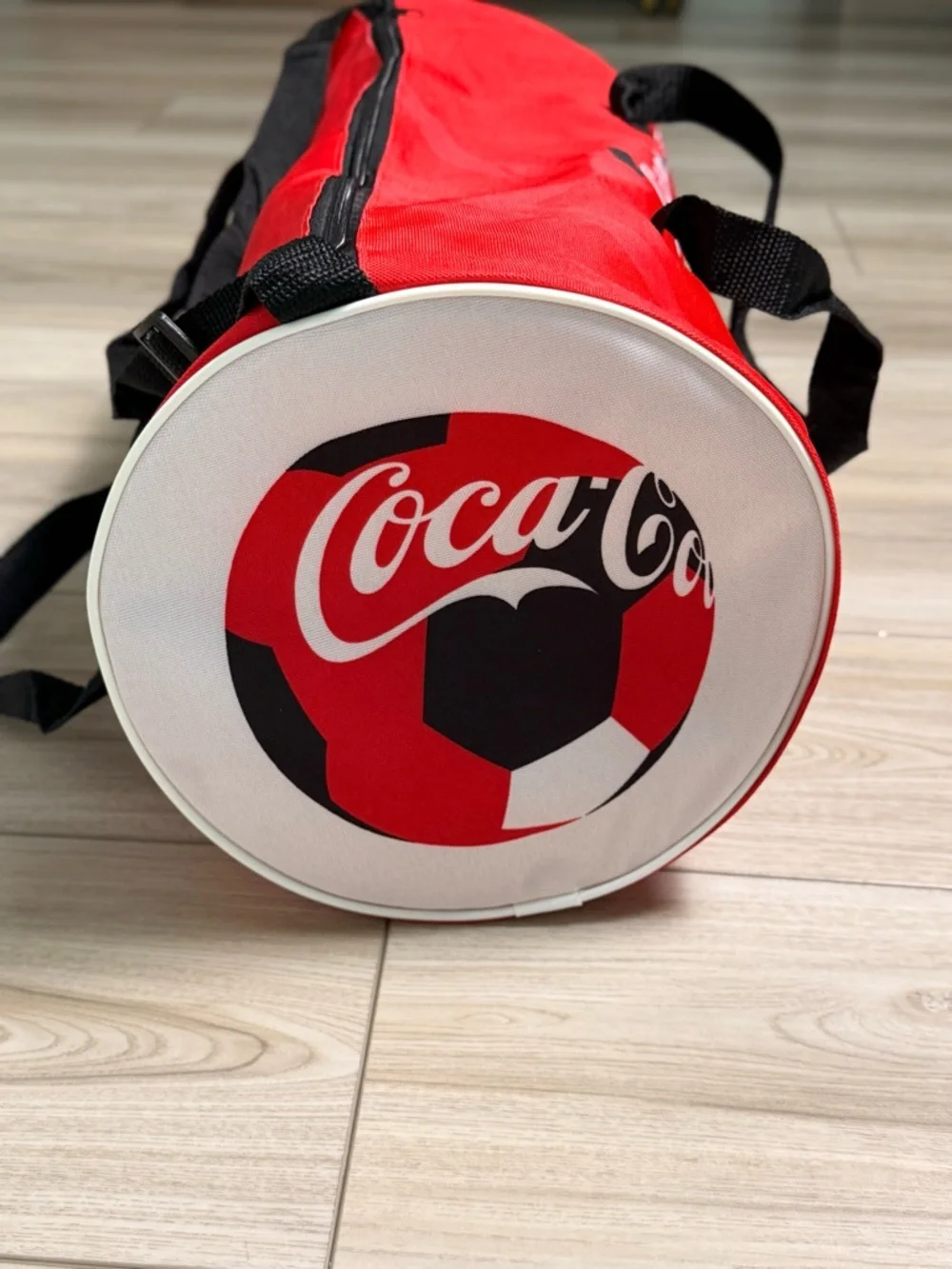 Coca-Cola FIFA World Cup 2018 Red Soccer Duffel Bag NEW